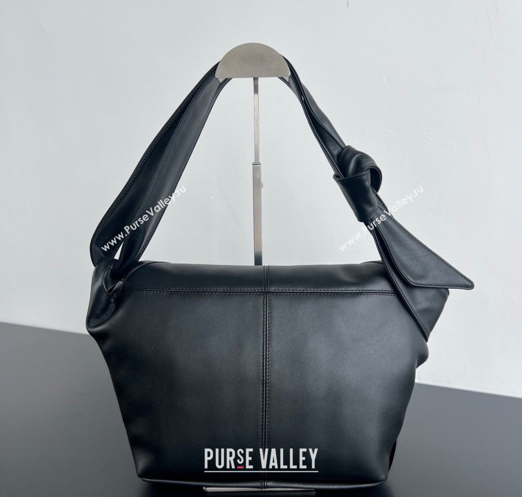 Bottega Veneta Mens Small Sawyer Shoulder Bag in Smooth Leather Black 2026 815807 (WT-260116047)