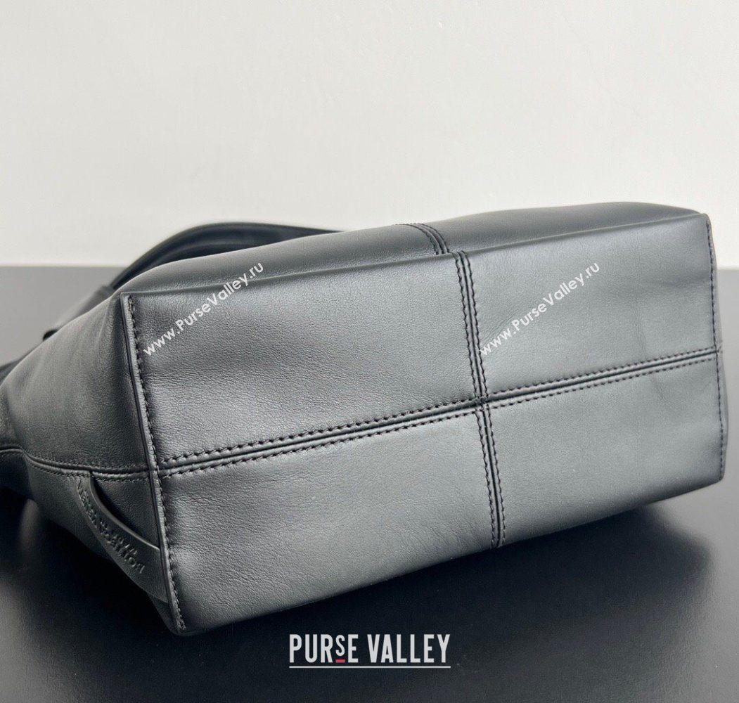 Bottega Veneta Mens Small Sawyer Shoulder Bag in Smooth Leather Black 2026 815807 (WT-260116047)