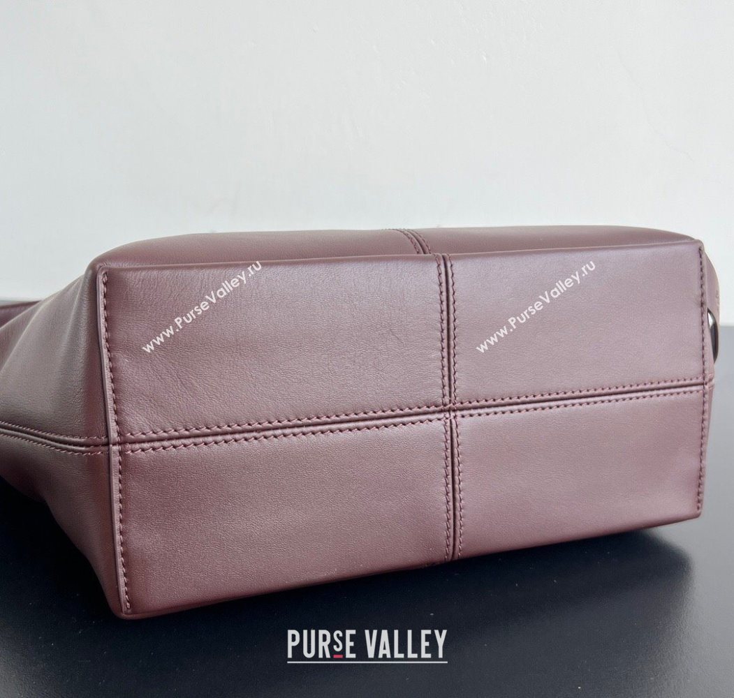 Bottega Veneta Mens Small Sawyer Shoulder Bag in Smooth Leather Madder Brown 2026 815807 (WT-260116048)