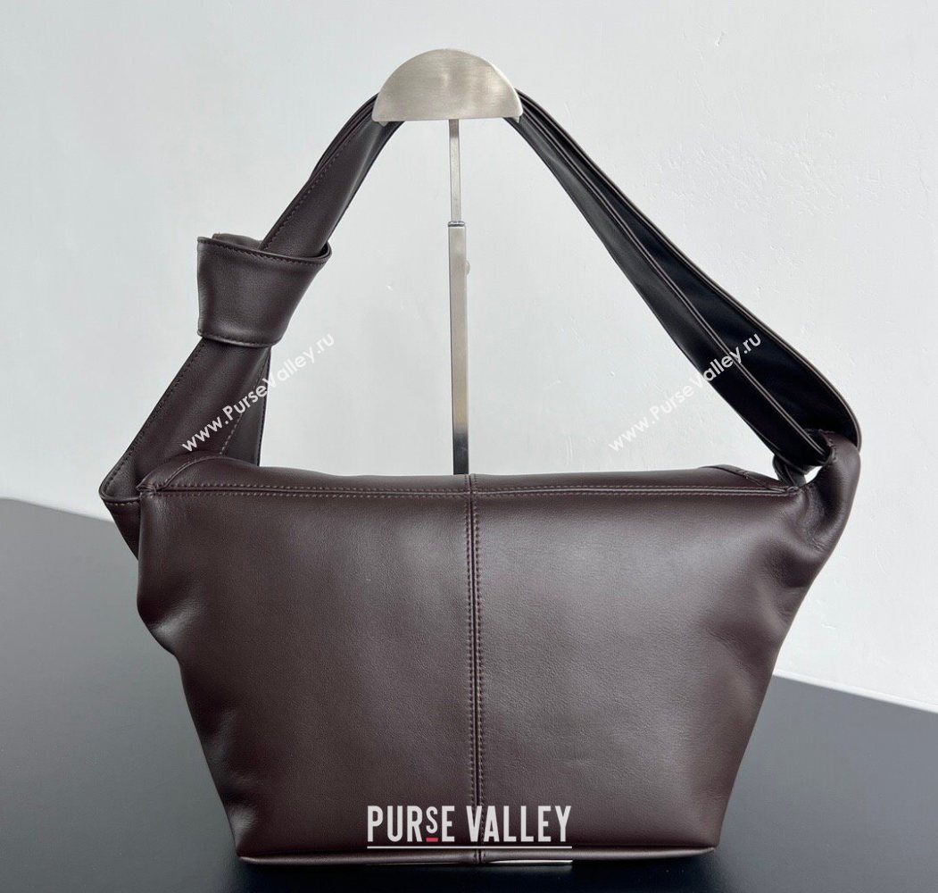 Bottega Veneta Mens Small Sawyer Shoulder Bag in Smooth Leather Fondant Brown 2026 815807 (WT-260116049)