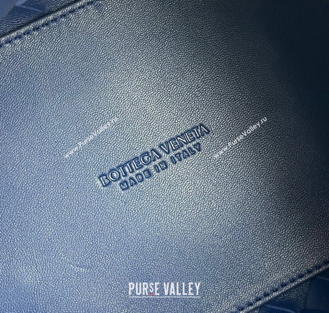 Bottega Veneta Small Parachute Shoulder Bag in Intrecciato Suede 796569 Blue Royal 2025 (WT-260117001)