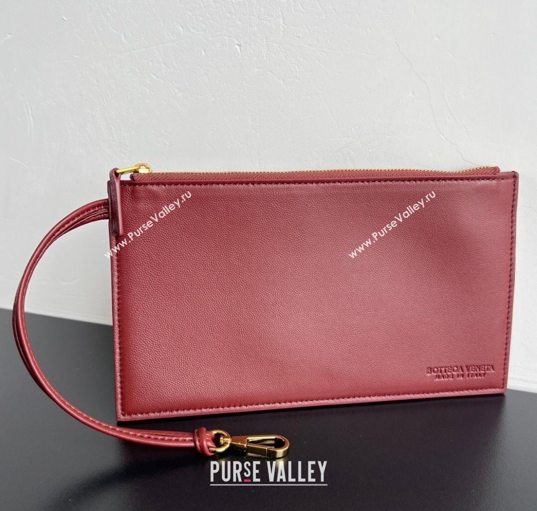 Bottega Veneta Large Parachute Shoulder Bag in Intrecciato Leather 796571 Sapele Red 2025 (WT-260117005)