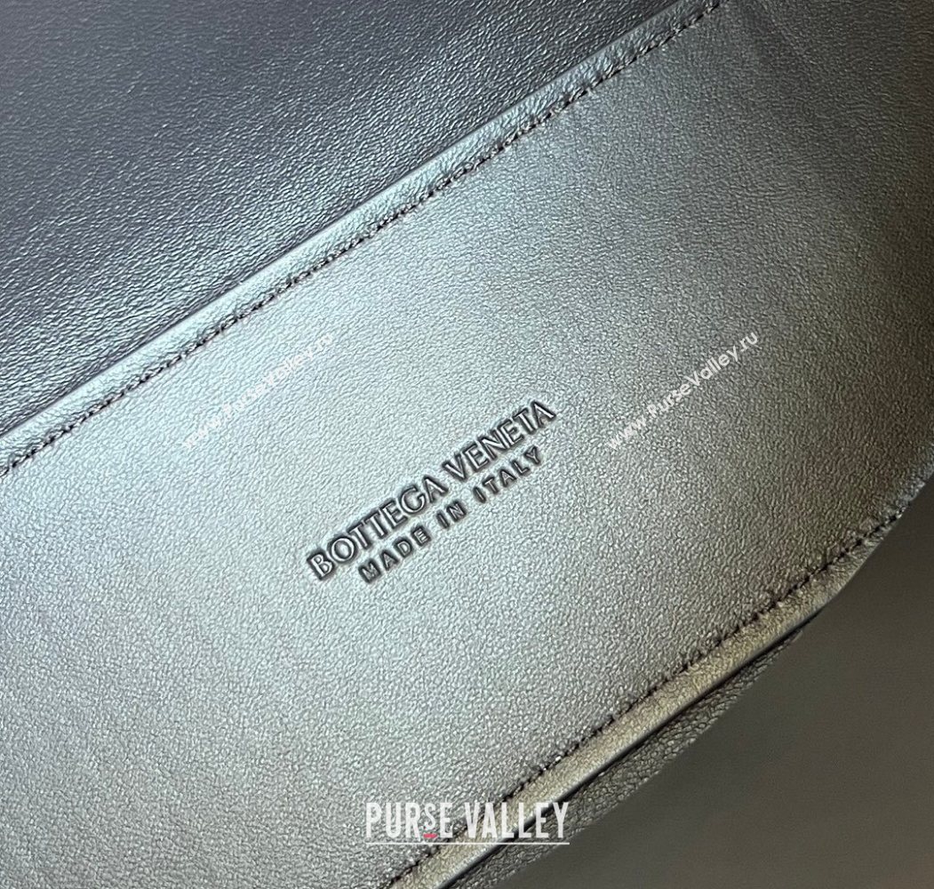 Bottega Veneta Medium Andiamo Top Handle Bag in Ostrich Leather Deep Brown 2026 817805 (WT-260116018)