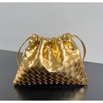 Bottega Veneta Medium Dustbag in Intrecciato Leather 796728 Gold-Tone 2025 (WT-260117007)