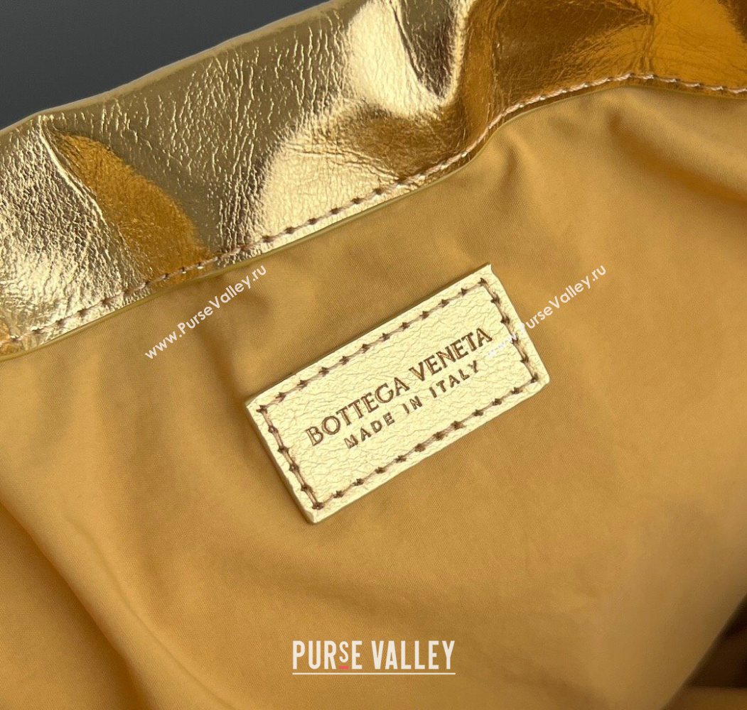 Bottega Veneta Medium Dustbag in Intrecciato Leather 796728 Gold-Tone 2025 (WT-260117007)