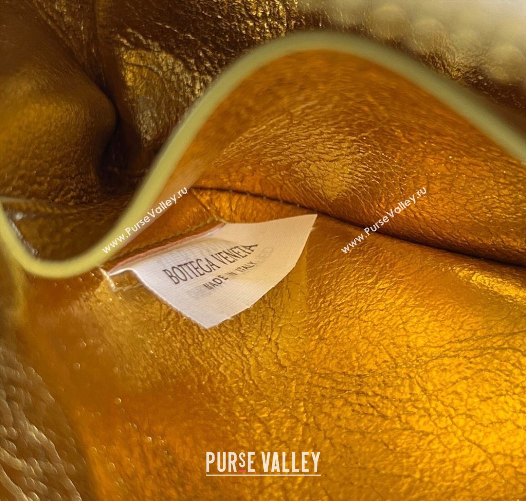 Bottega Veneta Bang Bang Vanity Case in Intrecciato Leather Gold-Tone 2025 789109 (WT-260117008)