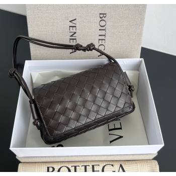 Bottega Veneta Notturno Mini Bag in Intrecciato Leather Fondant Brown 2026 843893 (WT-260117014)