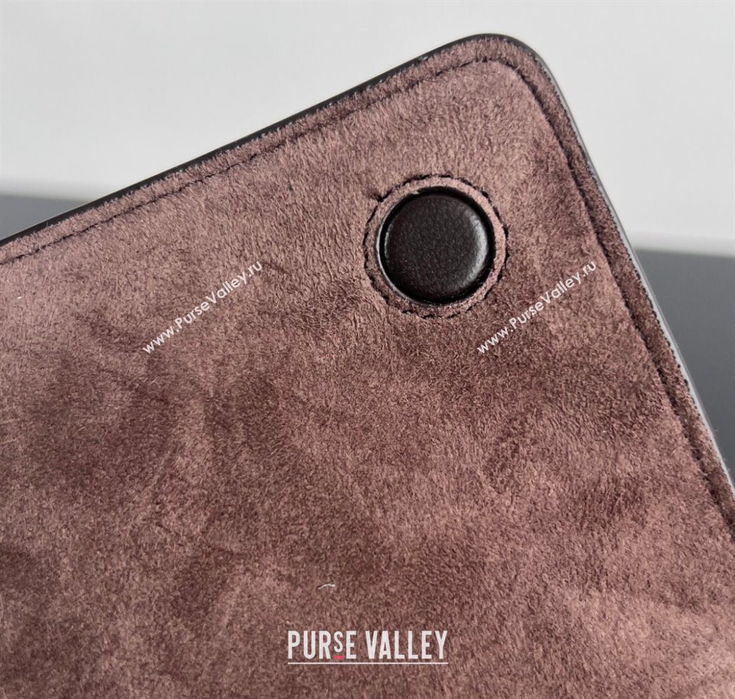 Bottega Veneta Notturno Mini Bag in Intrecciato Leather Fondant Brown 2026 843893 (WT-260117014)