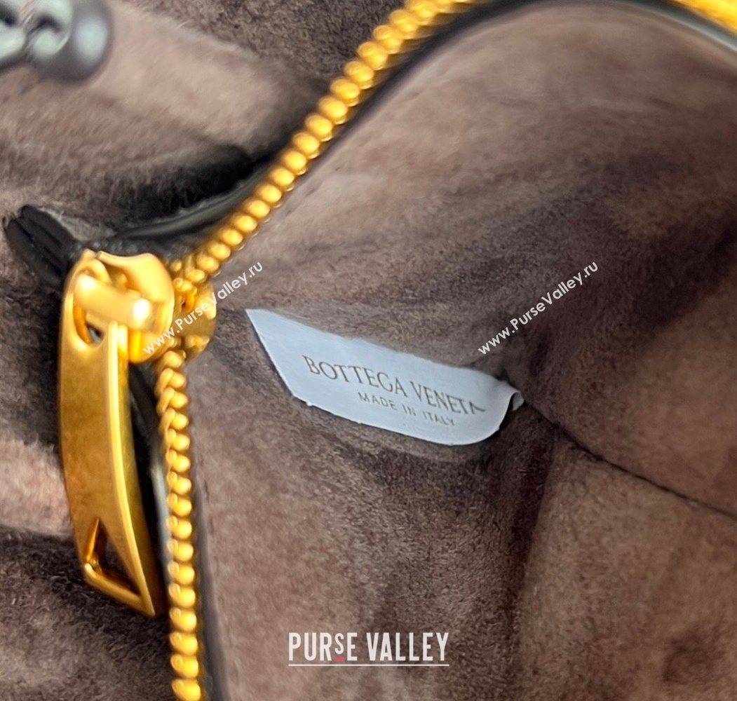 Bottega Veneta Notturno Mini Bag in Intrecciato Leather Fondant Brown 2026 843893 (WT-260117014)