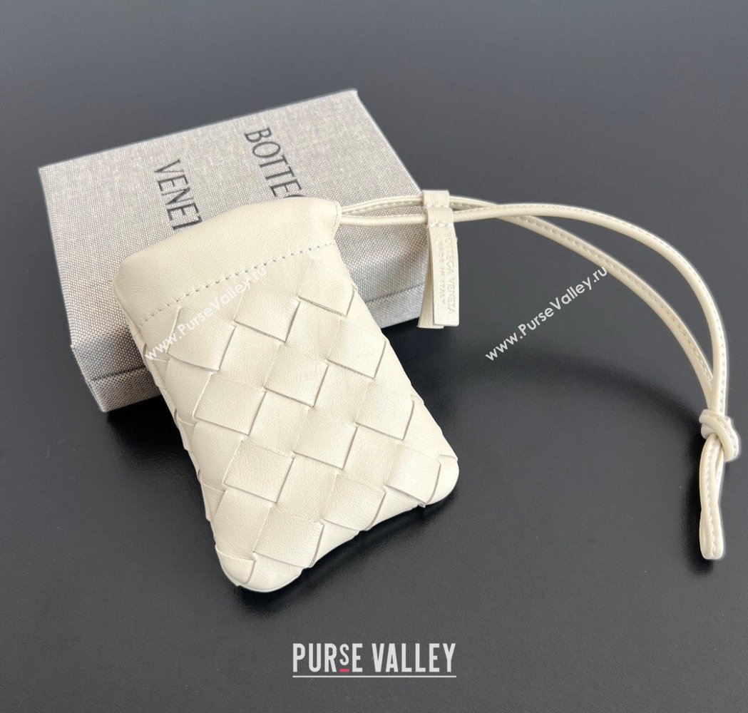 Bottega Veneta Micro Dustbag in Intrecciato Leather Sea Salt 2026 843903 (WT-260117016)