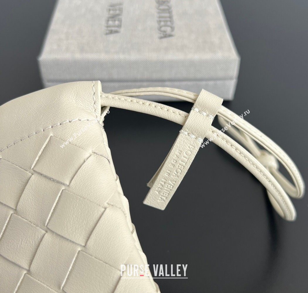 Bottega Veneta Micro Dustbag in Intrecciato Leather Sea Salt 2026 843903 (WT-260117016)