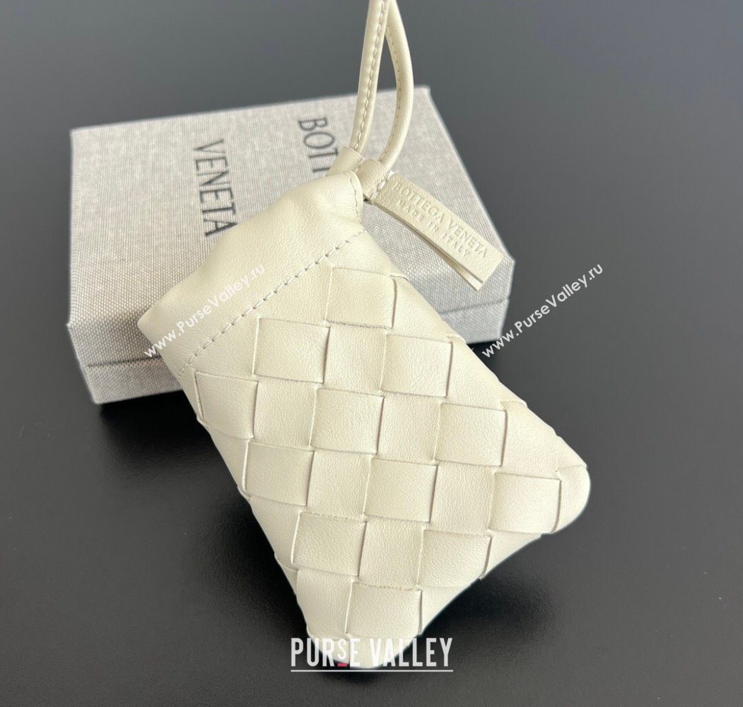 Bottega Veneta Micro Dustbag in Intrecciato Leather Sea Salt 2026 843903 (WT-260117016)