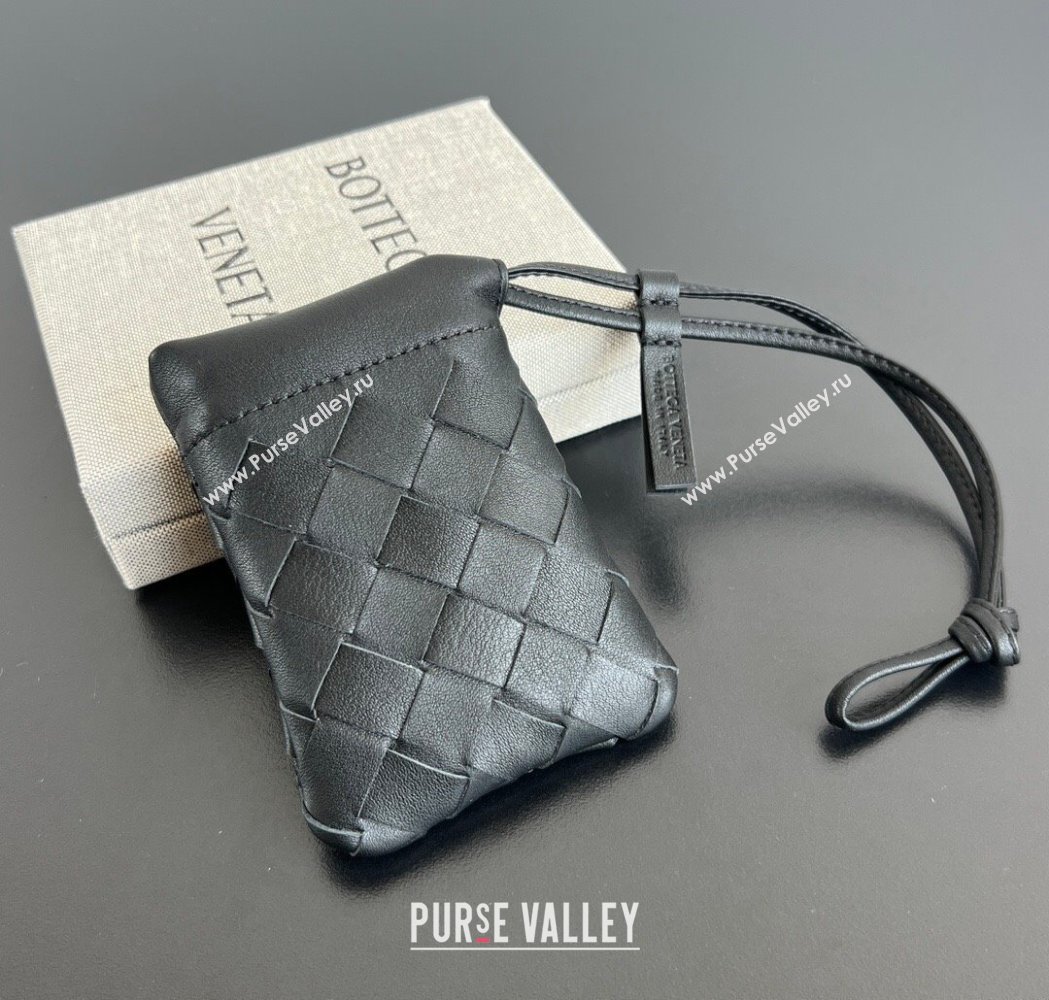 Bottega Veneta Micro Dustbag in Intrecciato Leather Black 2026 843903 (WT-260117017)