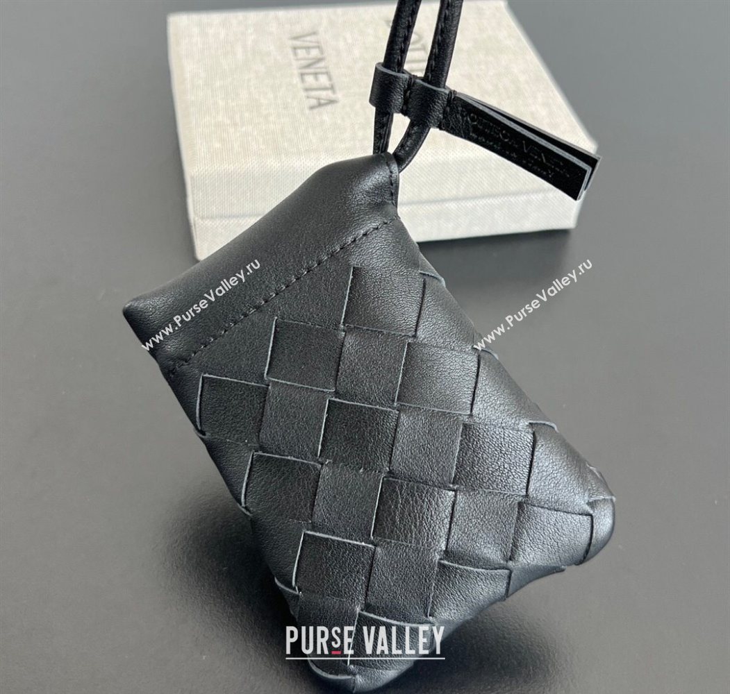 Bottega Veneta Micro Dustbag in Intrecciato Leather Black 2026 843903 (WT-260117017)