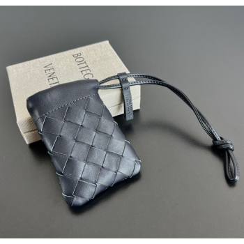 Bottega Veneta Micro Dustbag in Intrecciato Leather Blue 2026 843903 (WT-260117018)