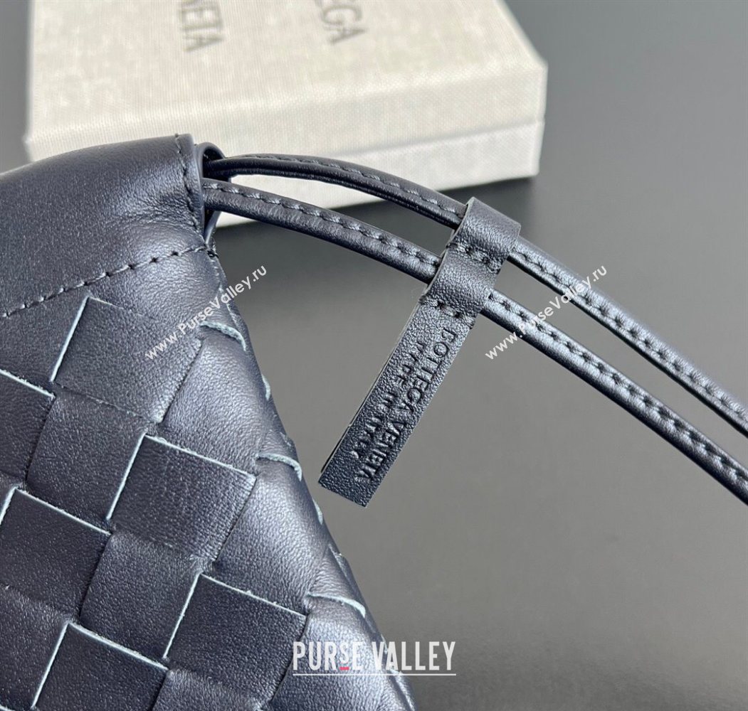Bottega Veneta Micro Dustbag in Intrecciato Leather Blue 2026 843903 (WT-260117018)