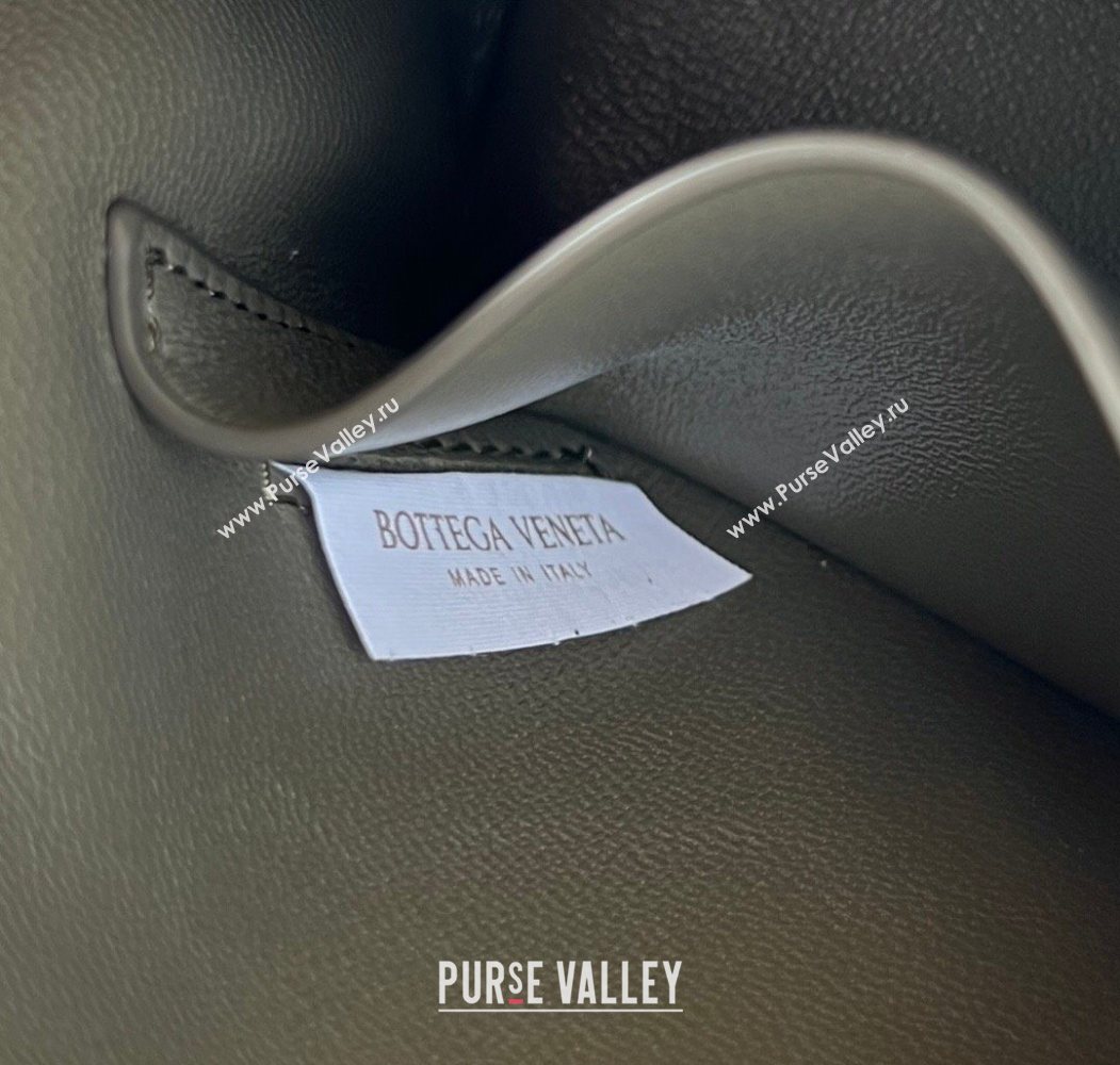 Bottega Veneta Small Pinacoteca Tote Bag in Intrecciato Leather and Suede Cypress Green 2025 819004 (WT-260116041)
