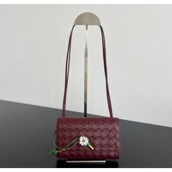 Bottega Veneta Andiamo Daisy Pouch Mini Bag in Intrecciato Leather 838870 Barolo Red 2025 (WT-260117023)
