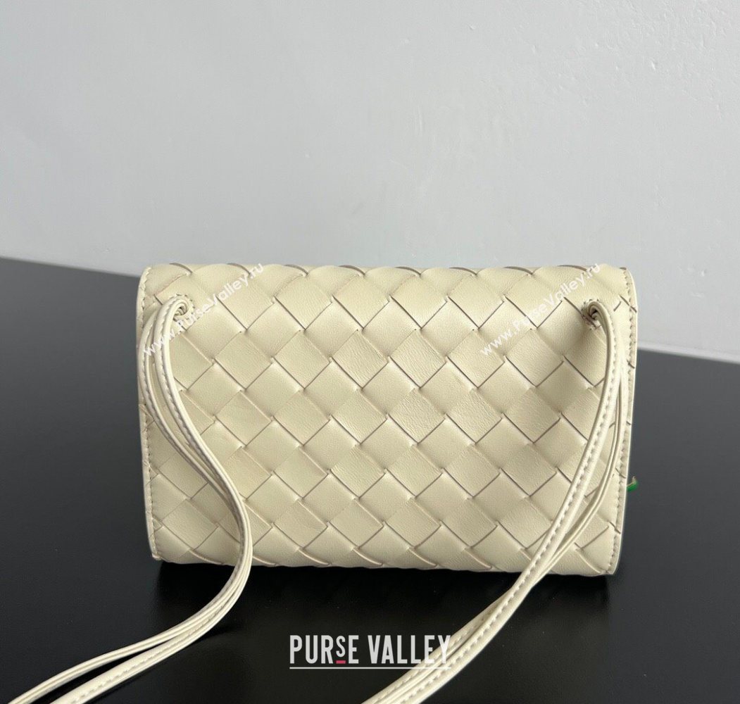 Bottega Veneta Andiamo Daisy Pouch Mini Bag in Intrecciato Leather 838870 Sea Salt 2025 (WT-260117025)