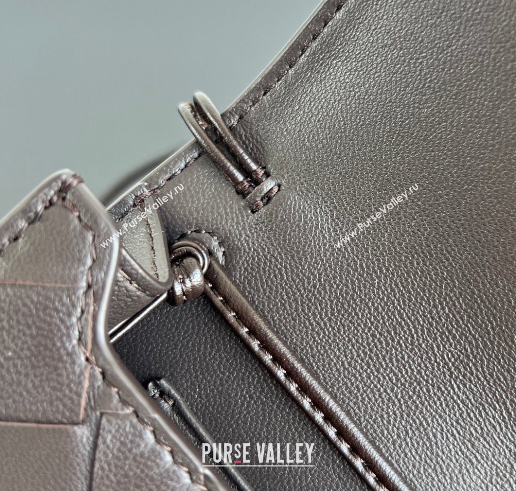 Bottega Veneta Andiamo Pouch on Strap Mini Bag in Intrecciato Leather 836940 Fondant Brown 2026 (WT-260117029)
