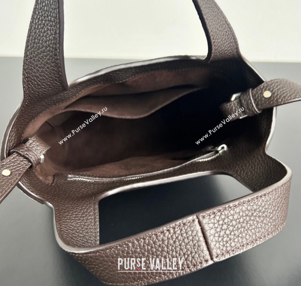 Bottega Veneta Mens Small Diago Tote Bag in Grained Intrecciato Leather 837364 Fondant Brown 2026 (WT-260117031)