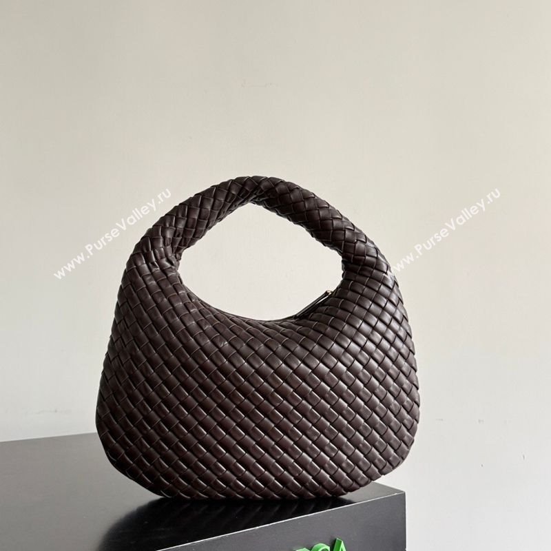 Bottega Veneta Small Veneta Hobo Bag in Intrecciato Leather Fondant Brown 2026 856736 (WT-260116002)