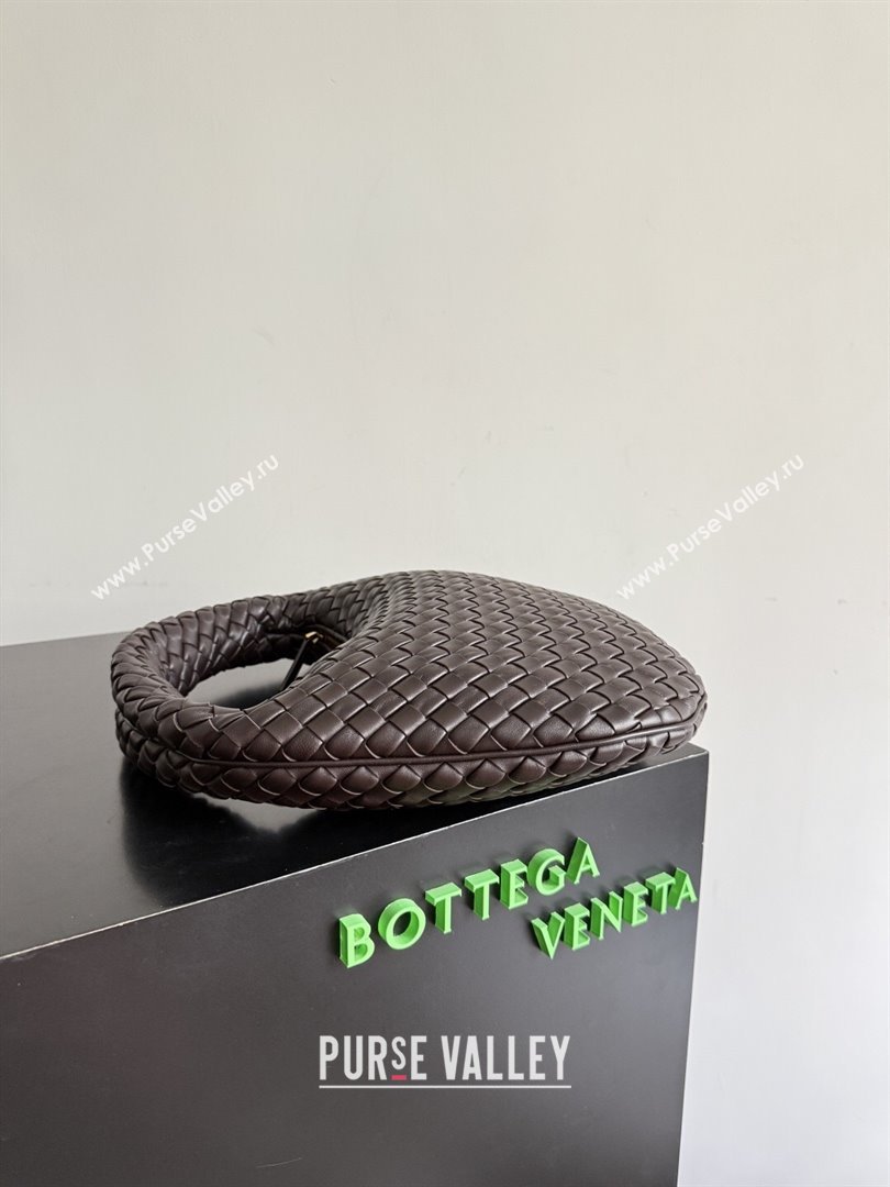 Bottega Veneta Small Veneta Hobo Bag in Intrecciato Leather Fondant Brown 2026 856736 (WT-260116002)