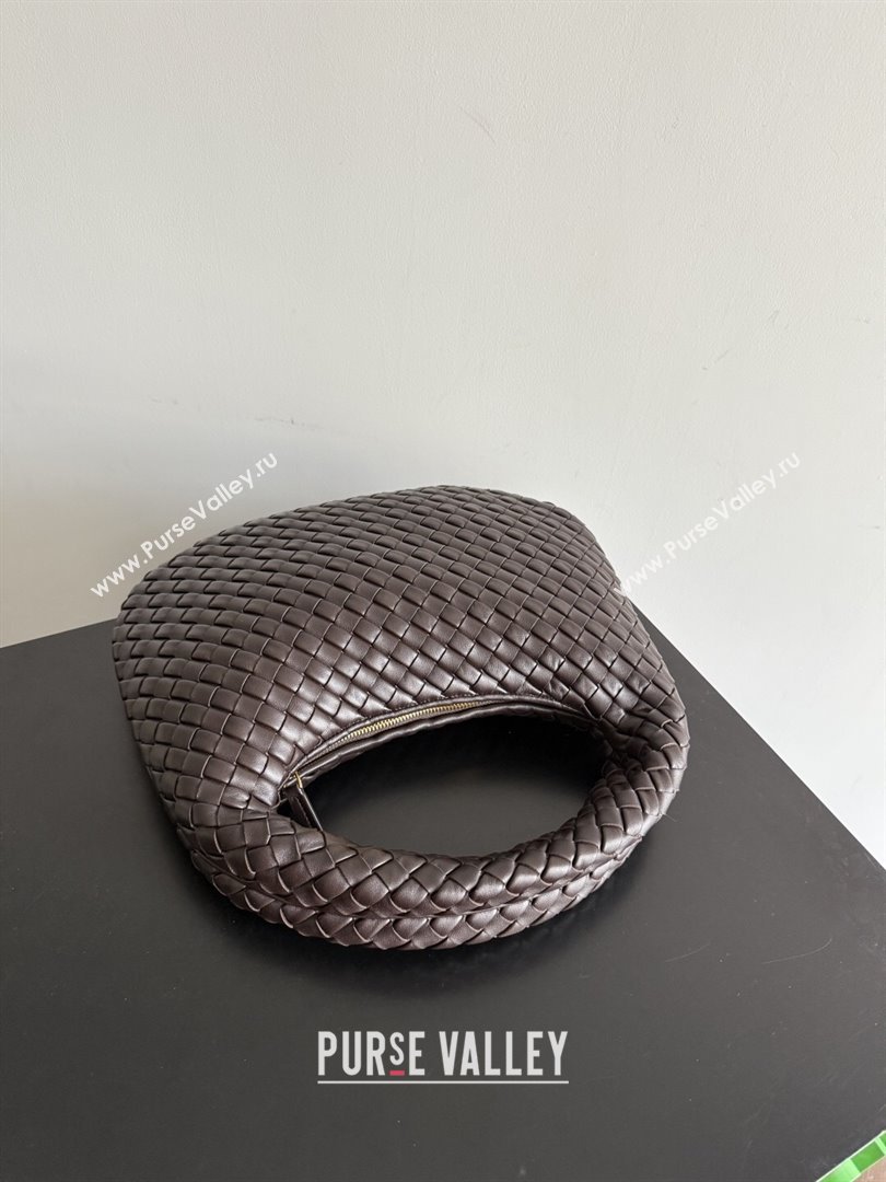 Bottega Veneta Small Veneta Hobo Bag in Intrecciato Leather Fondant Brown 2026 856736 (WT-260116002)