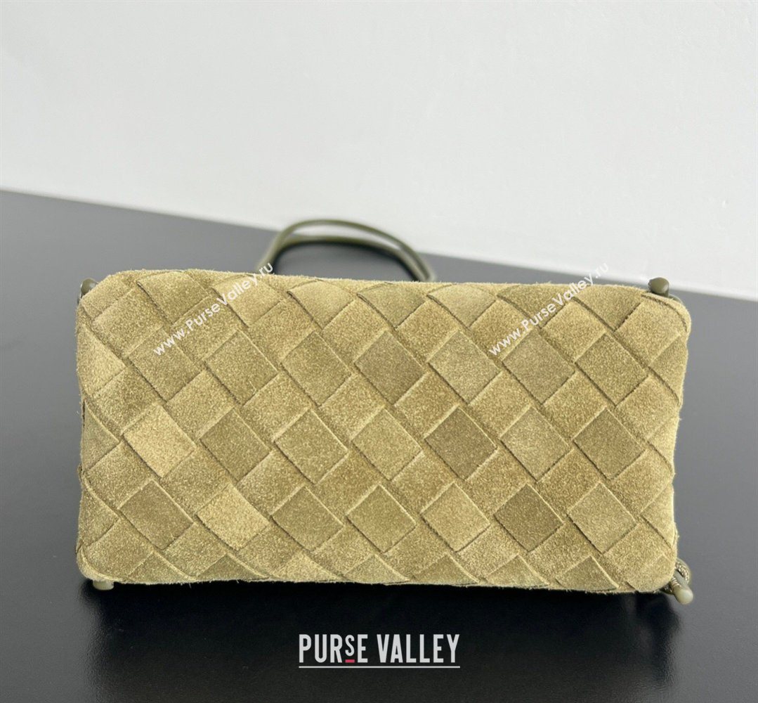 Bottega Veneta Intrecciato Suede Concert Pouch Mini bag Soil Brown 2026 794258 (WT-260401002)