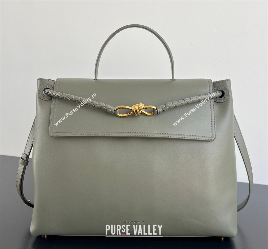 Bottega Veneta Large Ciao Ciao Top Handle Bag in Calf Leather 826195 Cypress Green 2026 (WT-260401017)