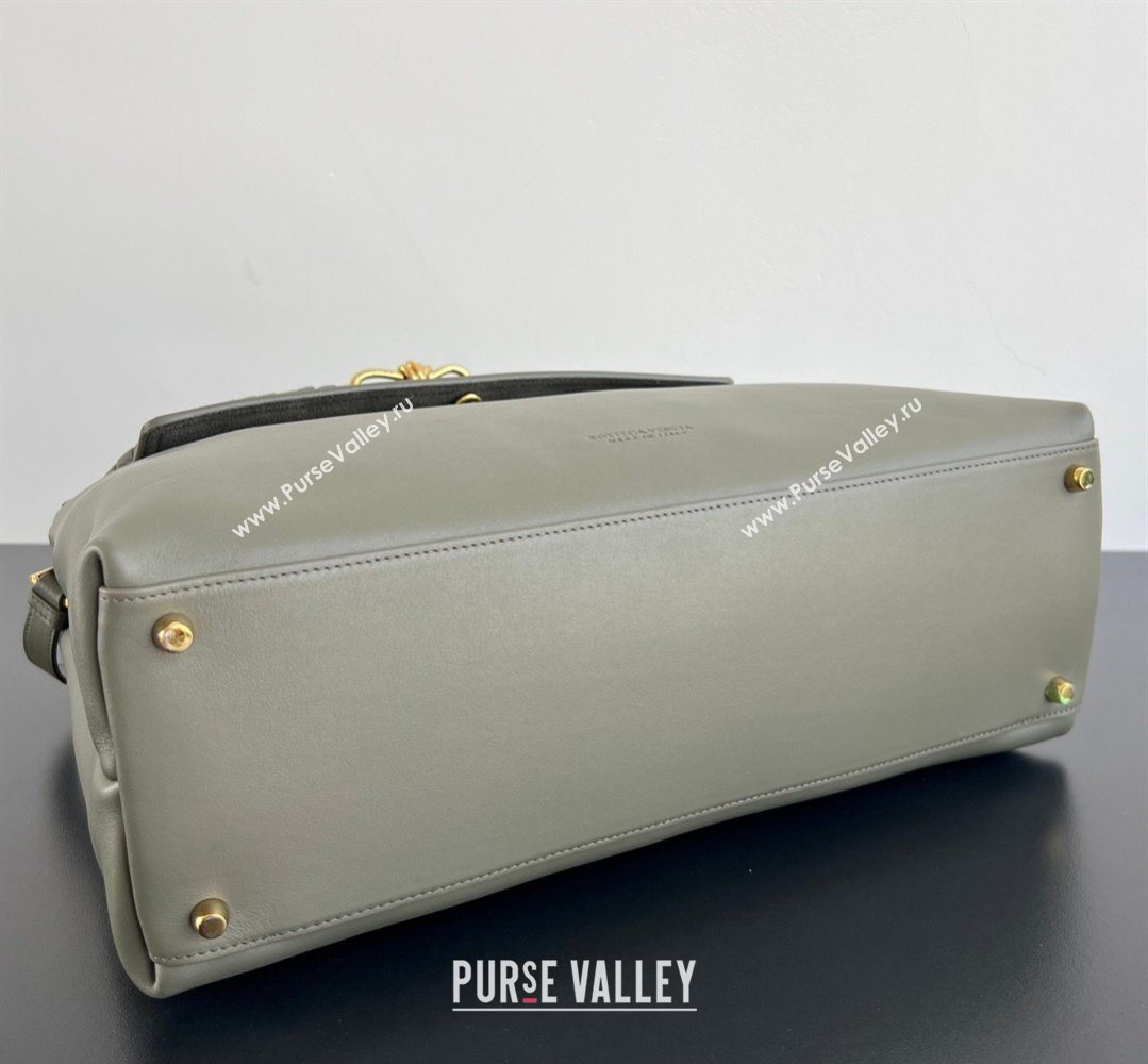 Bottega Veneta Large Ciao Ciao Top Handle Bag in Calf Leather 826195 Cypress Green 2026 (WT-260401017)