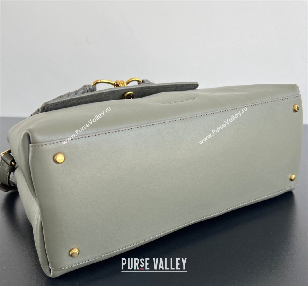 Bottega Veneta Medium Ciao Ciao Top Handle Bag in Calf Leather Cypress Green 2026 817231 (WT-260401018)