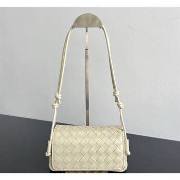 Bottega Veneta Notturno Mini Bag in Intrecciato Leather Sea Salt 2026 843893 (WT-260401022)