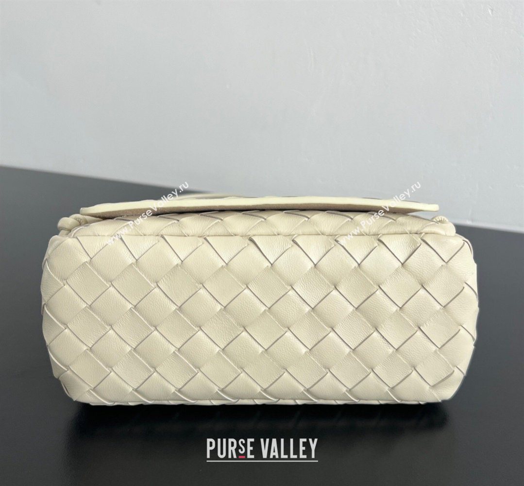 Bottega Veneta Notturno Mini Bag in Intrecciato Leather Sea Salt 2026 843893 (WT-260401022)