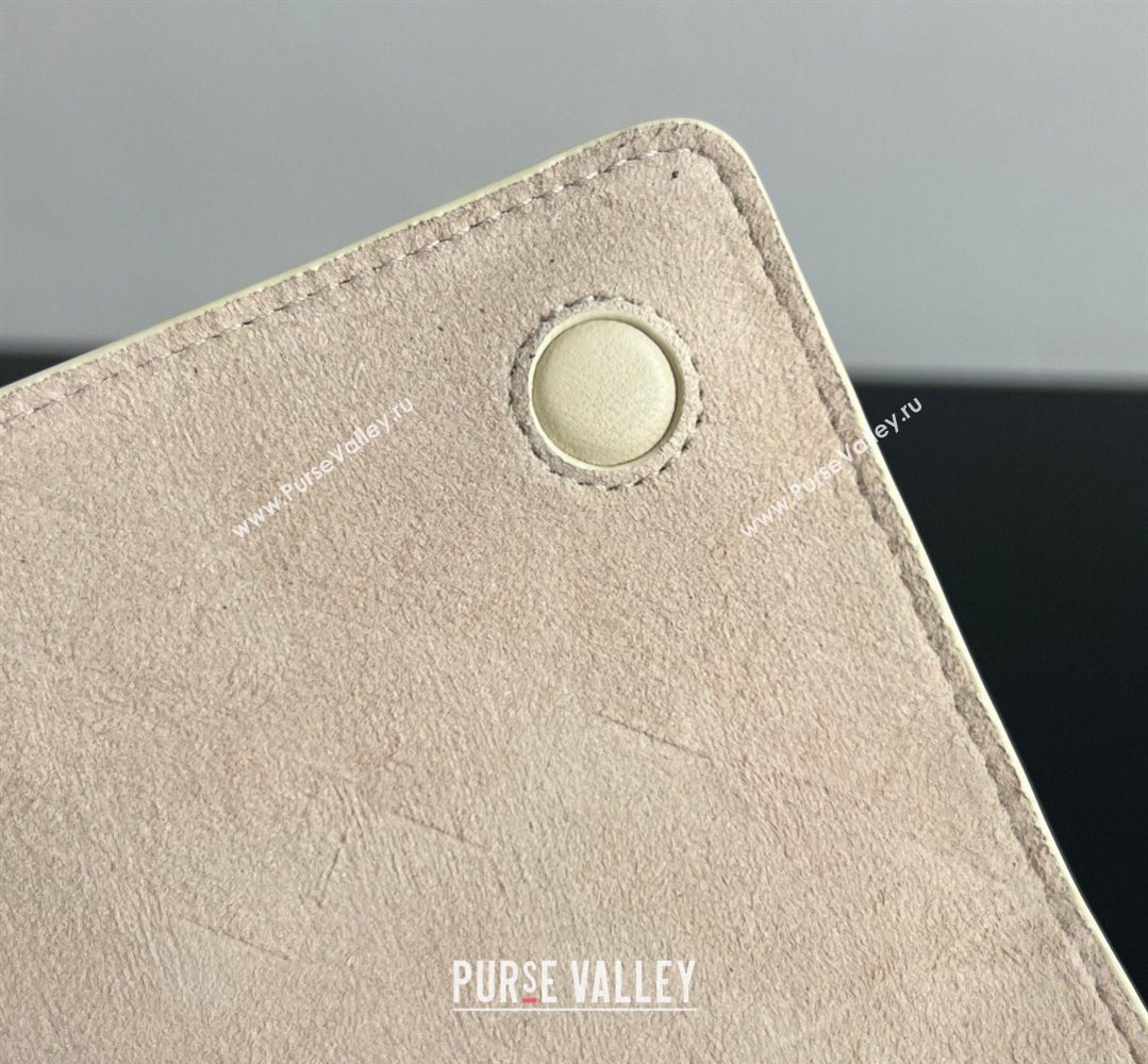 Bottega Veneta Notturno Mini Bag in Intrecciato Leather Sea Salt 2026 843893 (WT-260401022)