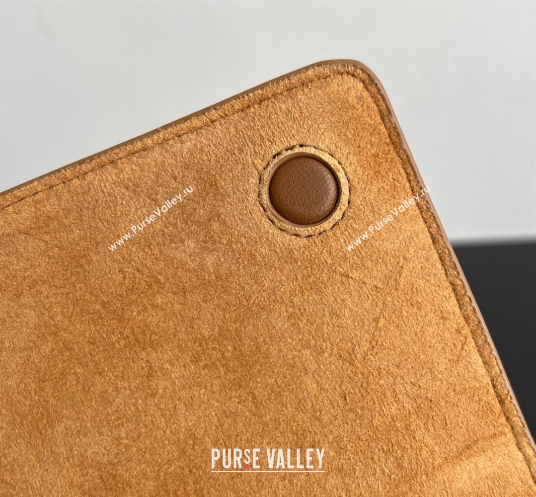 Bottega Veneta Notturno Mini Bag in Intrecciato Leather Light Brown 2026 843893 (WT-260401025)