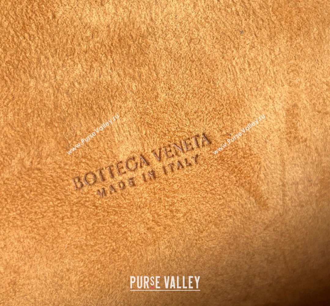 Bottega Veneta Notturno Mini Bag in Intrecciato Leather Light Brown 2026 843893 (WT-260401025)