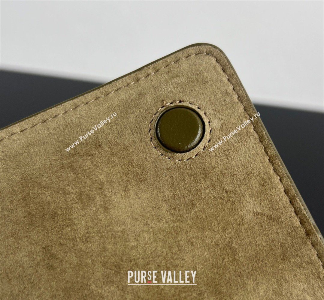 Bottega Veneta Notturno Mini Bag in Intrecciato Leather Oil Brown 2026 843893 (WT-260401026)