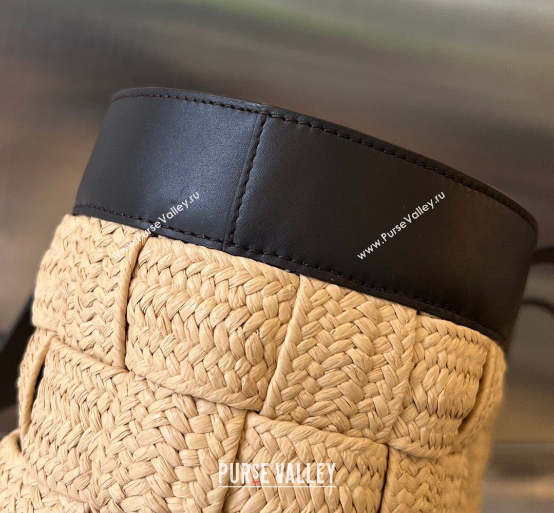 Bottega Veneta Raffia Straw Tote Bag Beige 2026 730847 (WT-260401029)