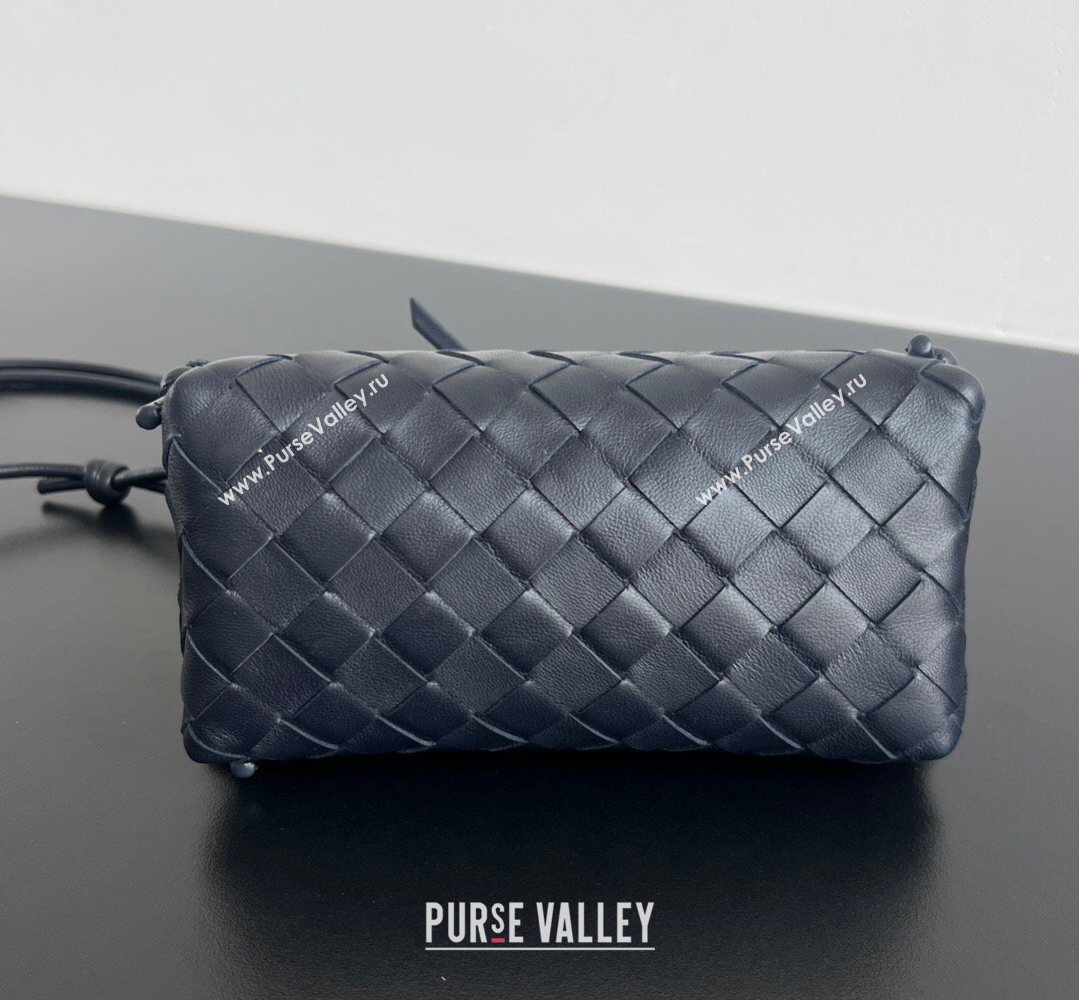 Bottega Veneta Intrecciato Leather Concert Pouch Mini bag Midnight Blue 2026 794258 (WT-260401032)