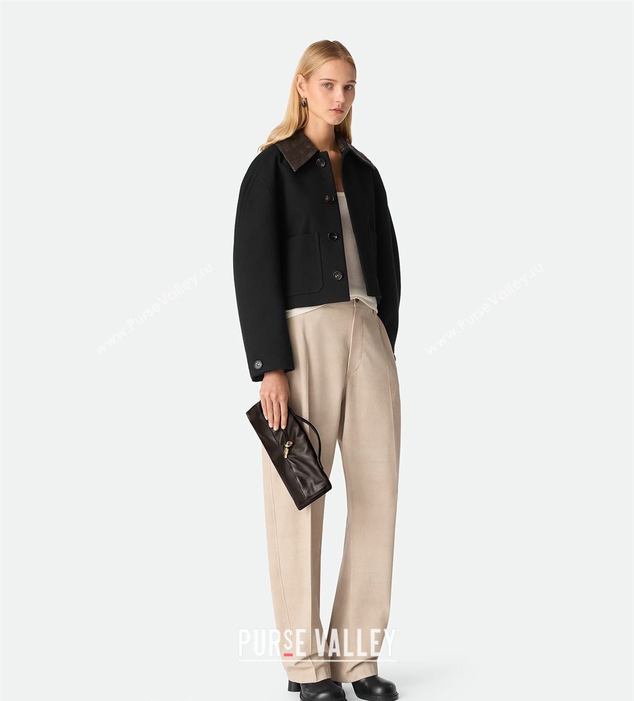 Bottega Veneta Andiamo Long Clutch Black 2026 843797 (WT-260401050)