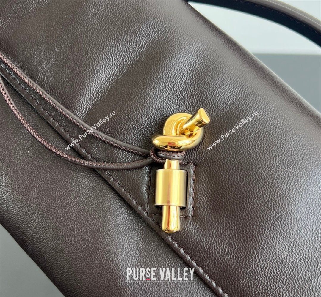 Bottega Veneta Andiamo Long Clutch Fondant Brown 2026 843797 (WT-260401051)