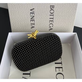 Bottega Veneta Classic Knot Clutch in Velvet and Studs 2026 BV062501 (WT-260401005)