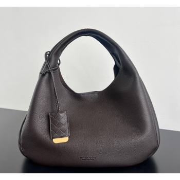Bottega Veneta Large Campana Shoulder Bag in Grained Leather Fondant Brown 2026 844251 (WT-260401057)