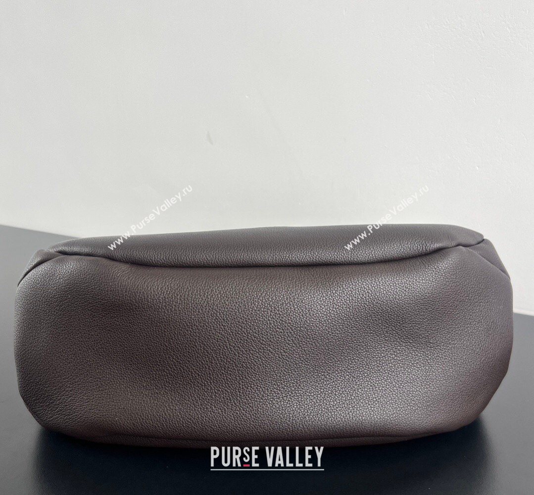 Bottega Veneta Large Campana Shoulder Bag in Grained Leather Fondant Brown 2026 844251 (WT-260401057)