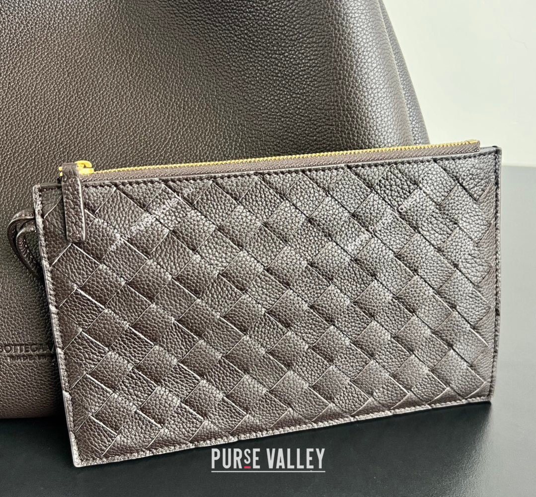 Bottega Veneta Large Campana Shoulder Bag in Grained Leather Fondant Brown 2026 844251 (WT-260401057)