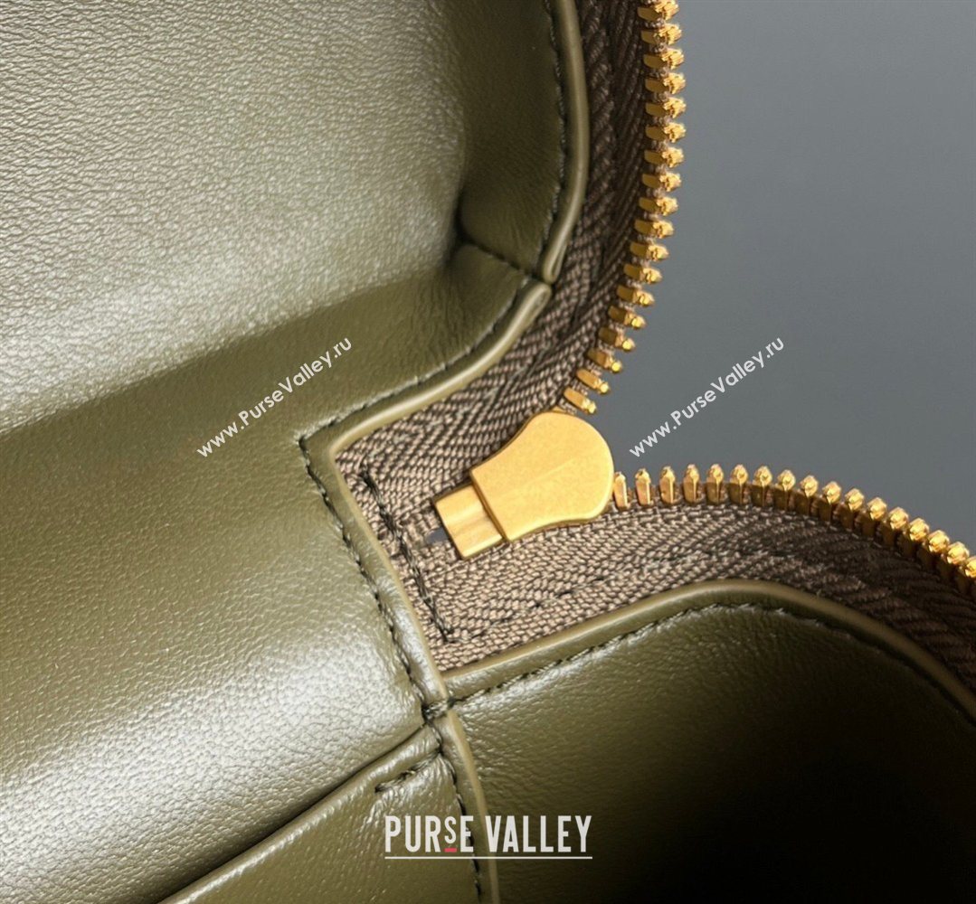 Bottega Veneta Bang Bang Vanity Case in Intrecciato Suede Oil Brown 2026 789109 (WT-260401068)