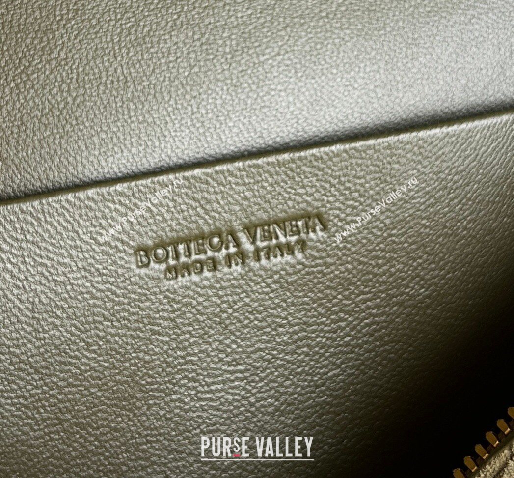 Bottega Veneta Bang Bang Vanity Case in Intrecciato Suede Oil Brown 2026 789109 (WT-260401068)