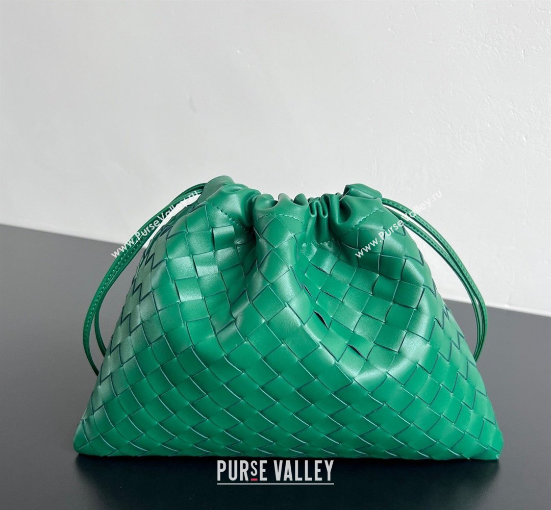 Bottega Veneta Medium Dustbag in Intrecciato Leather 796728 Jungle Green 2026 (WT-260401083)