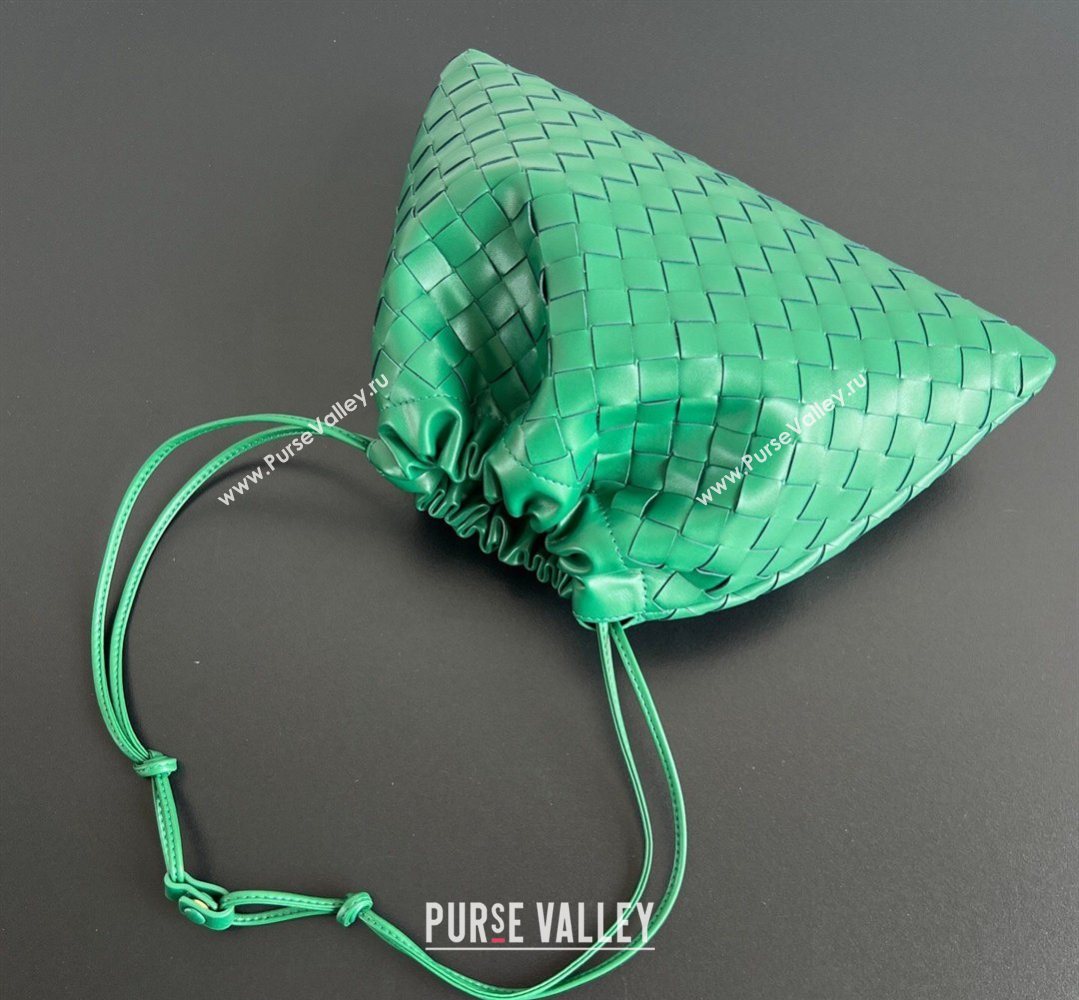 Bottega Veneta Medium Dustbag in Intrecciato Leather 796728 Jungle Green 2026 (WT-260401083)